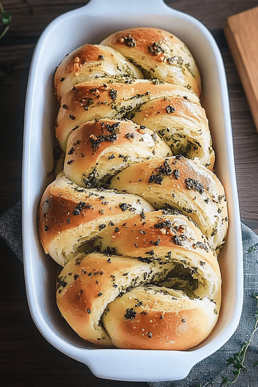 Braided Garlic Bread