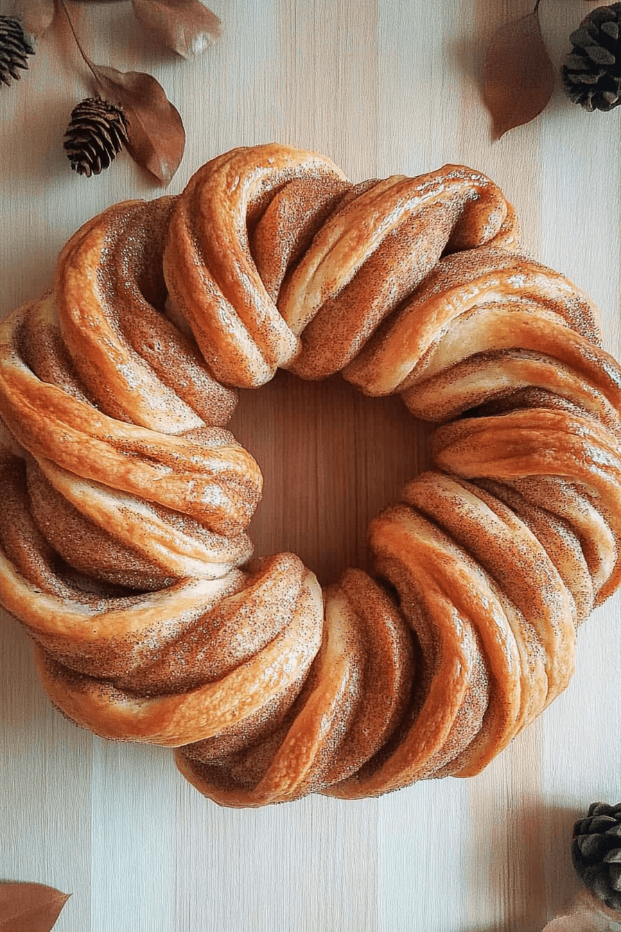 Cinnamon Swirl Wreath Bread