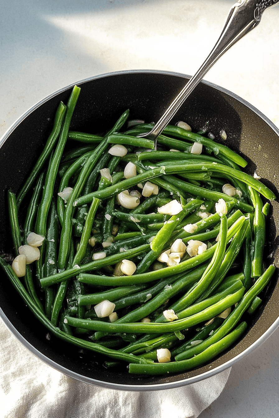 Garlic Green Beans In Minutes 8 Garlic Green Beansbig Mac Sloppy Joesmississippi Mud Potatoes