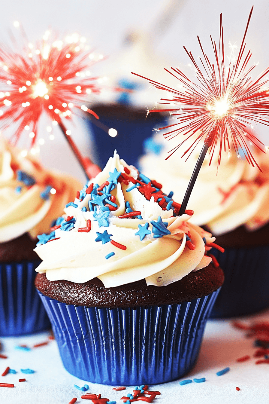 Firework Cupcakes