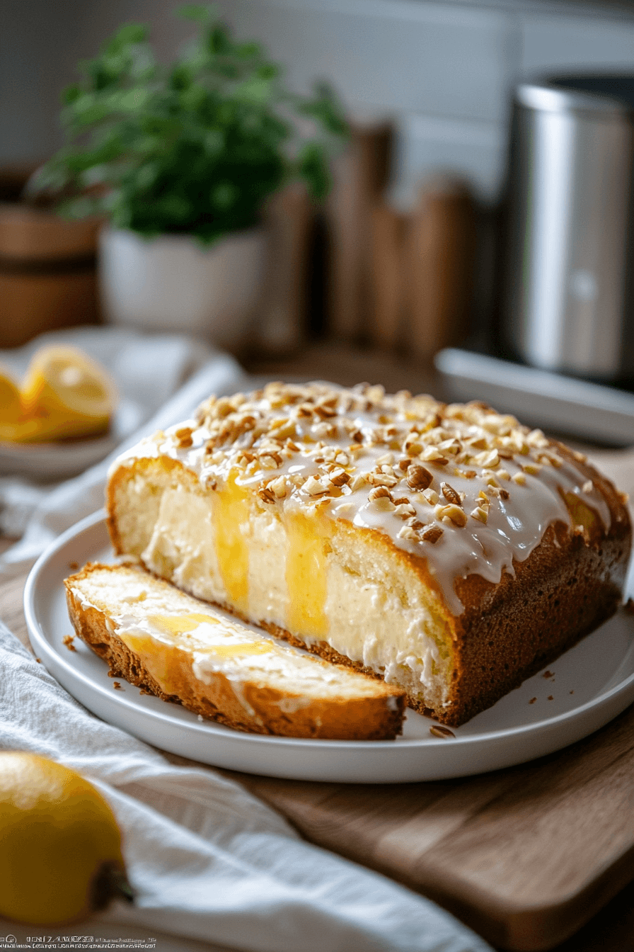 Lemon Cream Cheese Bread