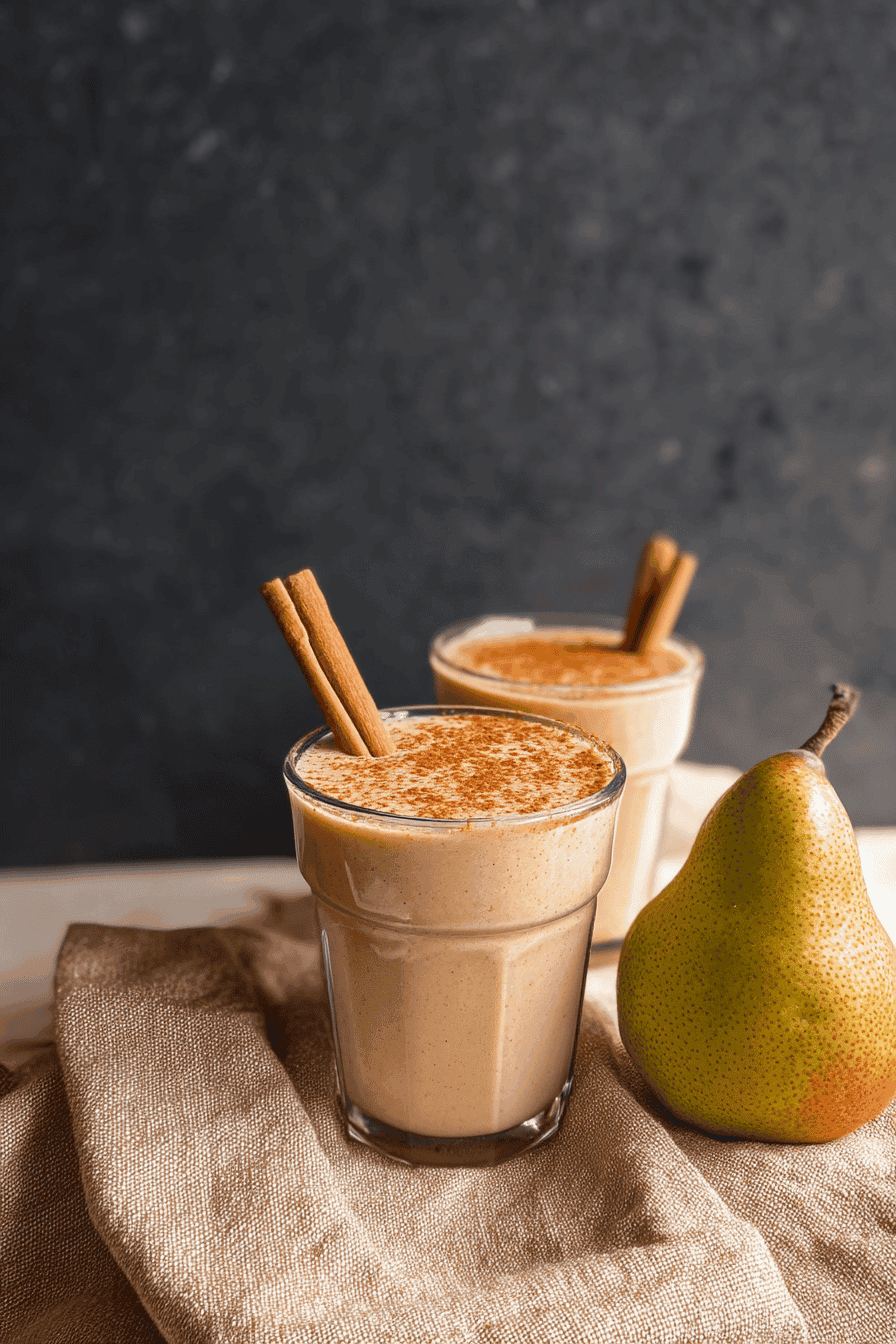Warming Autumn Pear Smoothie