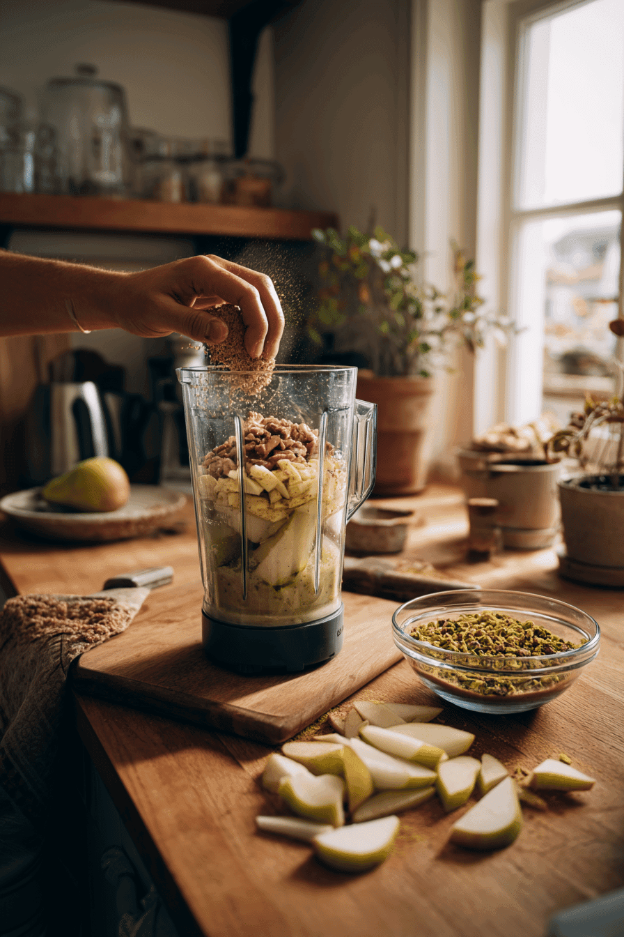 Warming Autumn Pear Smoothie