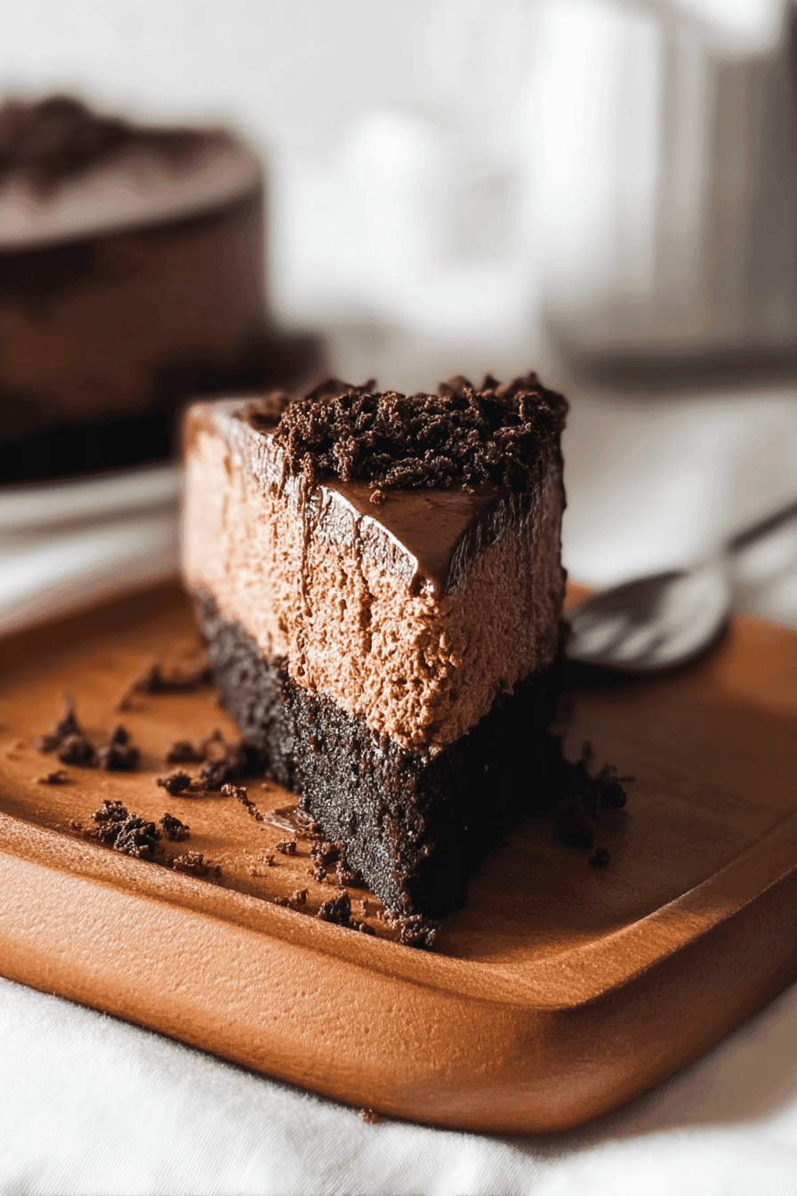 Chocolate Mousse Cake Recipe With Rich Dark Chocolate And Easy Step-By-Step Instructions 7 Chocolate Mousse Cake