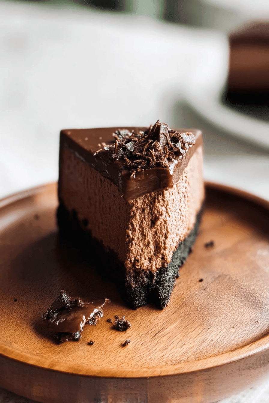 Chocolate Mousse Cake Recipe With Rich Dark Chocolate And Easy Step-By-Step Instructions 6 Chocolate Mousse Cake