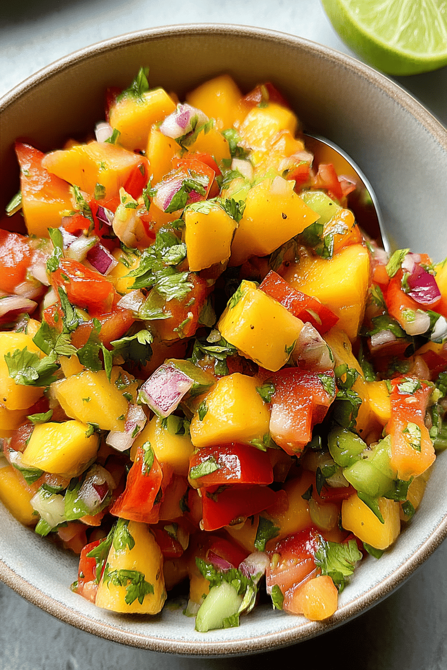 Fresh Peach Salsa