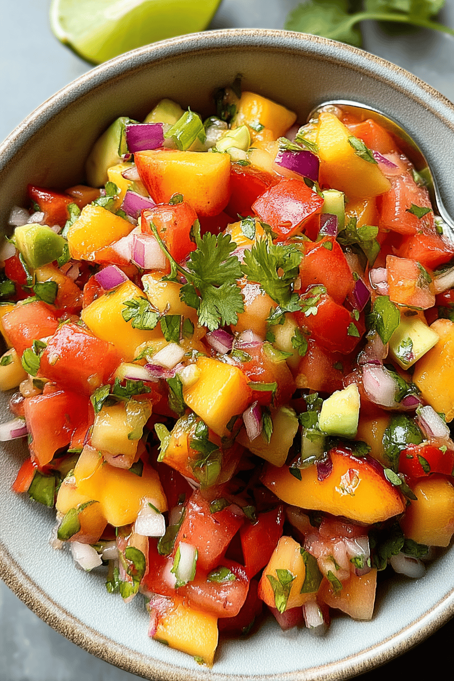 Fresh Peach Salsa