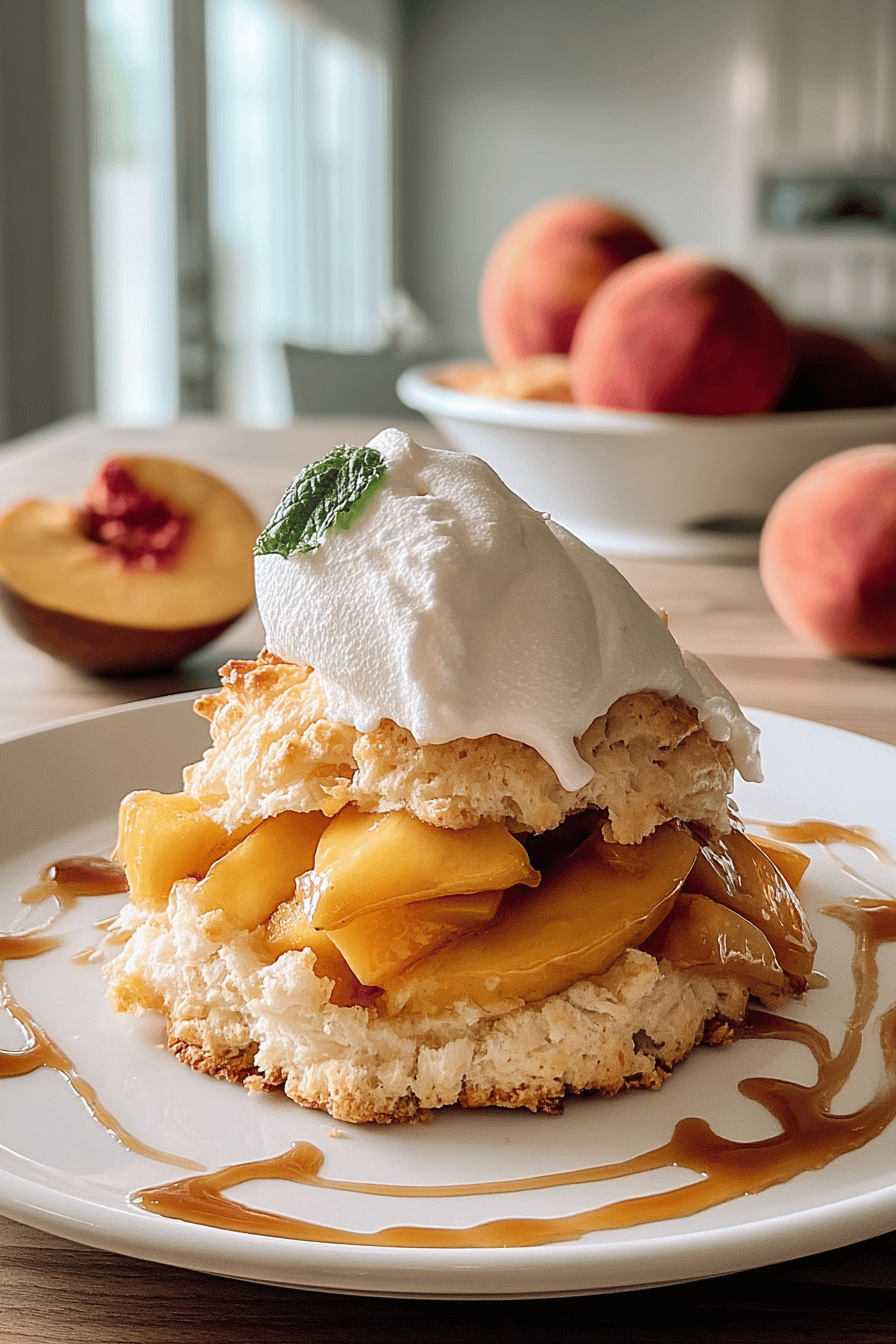 Fresh Peach Shortcake Recipe For Summer Gatherings 7 Fresh Peach Shortcake