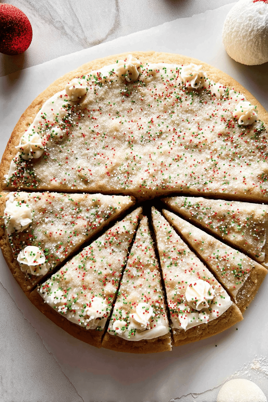 Giant Sugar Cookie Cake