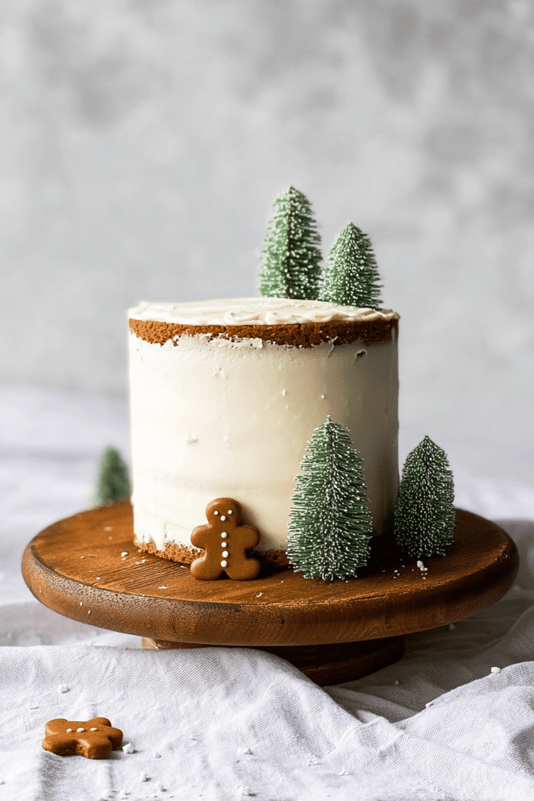 Gingerbread Layer Cake Recipe With Rich Flavor And Moist, Fluffy Texture 8 Gingerbread Layer Cake 2.Png