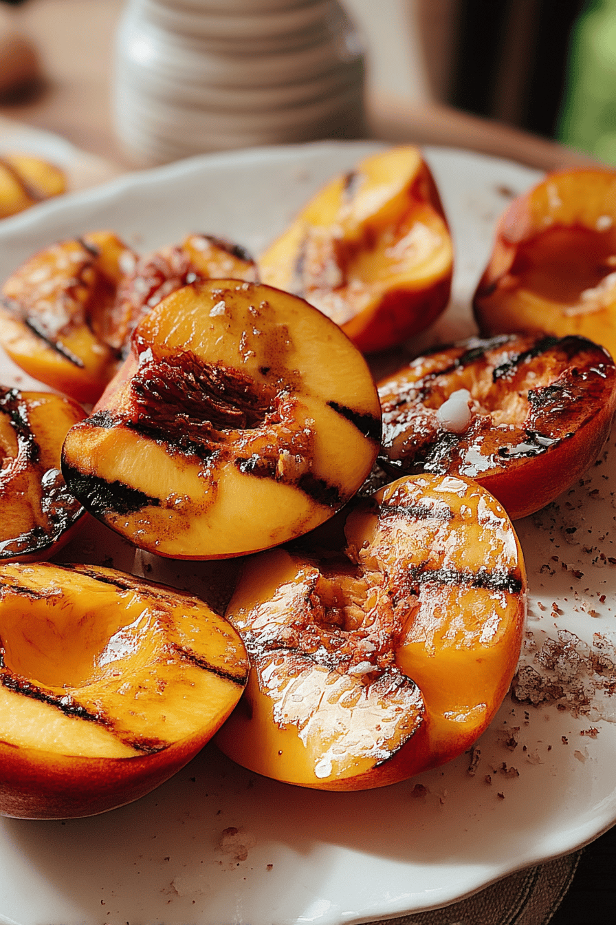 Grilled Peaches Summer Dessert Ideas 7 Grilled Peaches