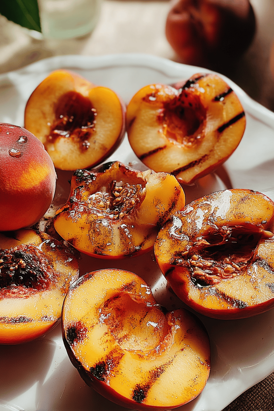 Grilled Peaches Summer Dessert Ideas 6 Grilled Peaches