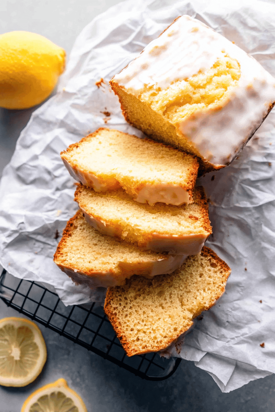 Iced Lemon Loaf Recipe With Sweet Glaze Just Like Your Favorite Bakery 6 Iced Lemon Loaf