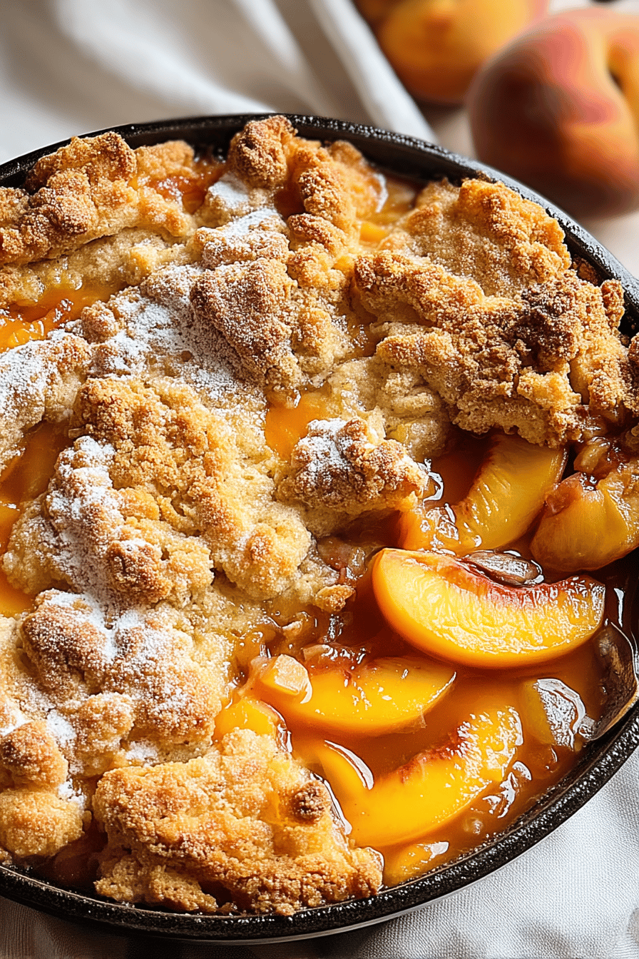 Juneteenth Peach Cobbler