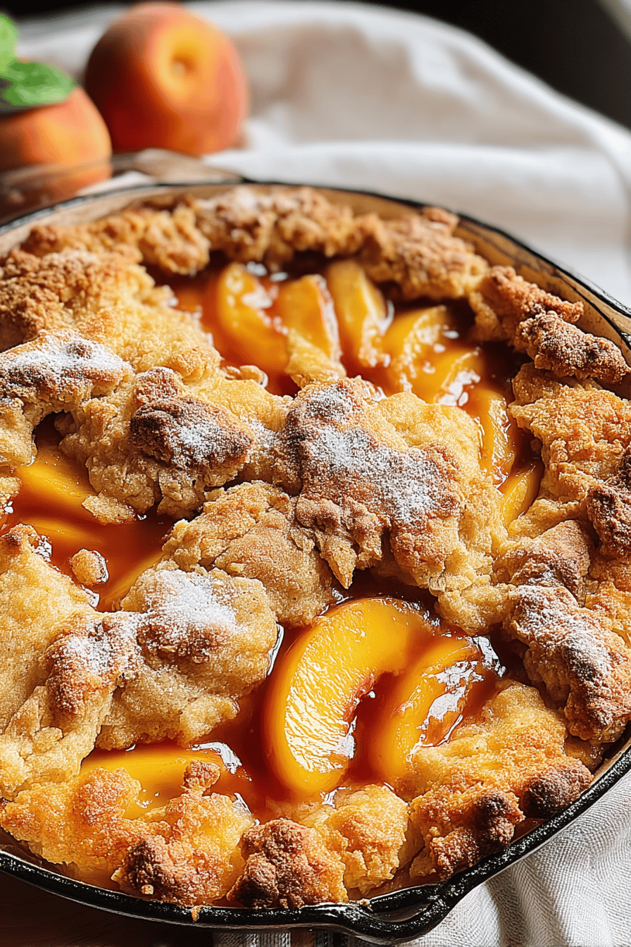 Juneteenth Peach Cobbler