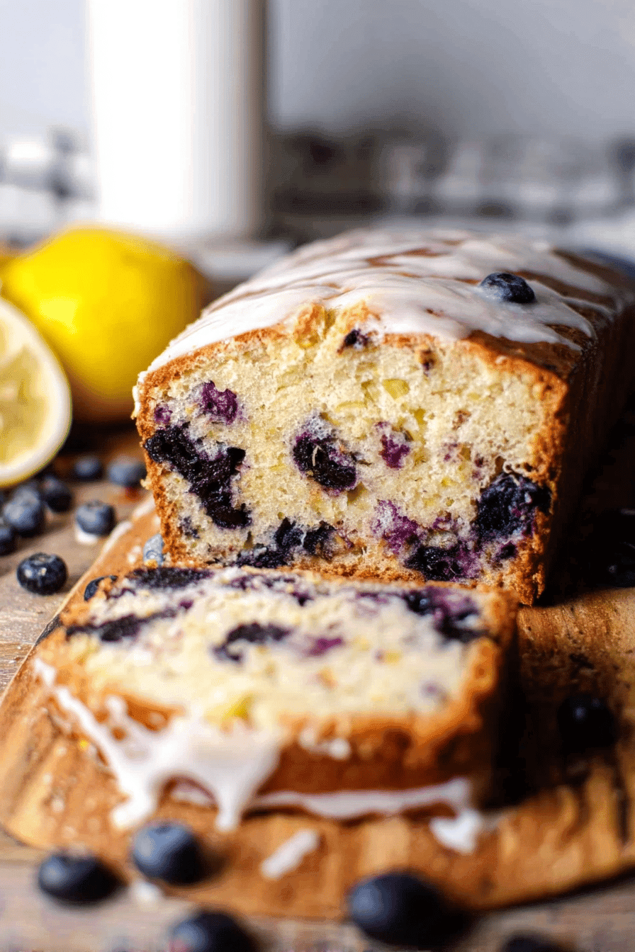 Lemon Blueberry Quick Bread