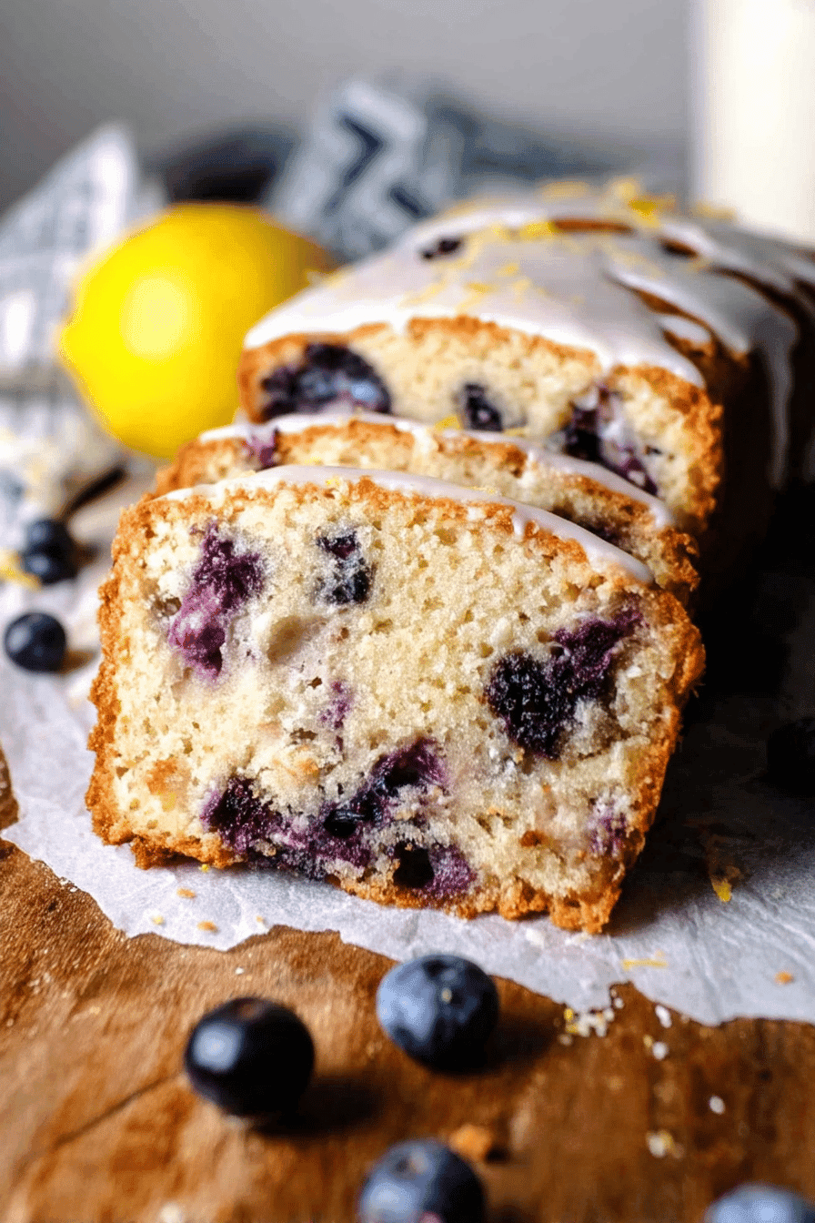 Lemon Blueberry Quick Bread