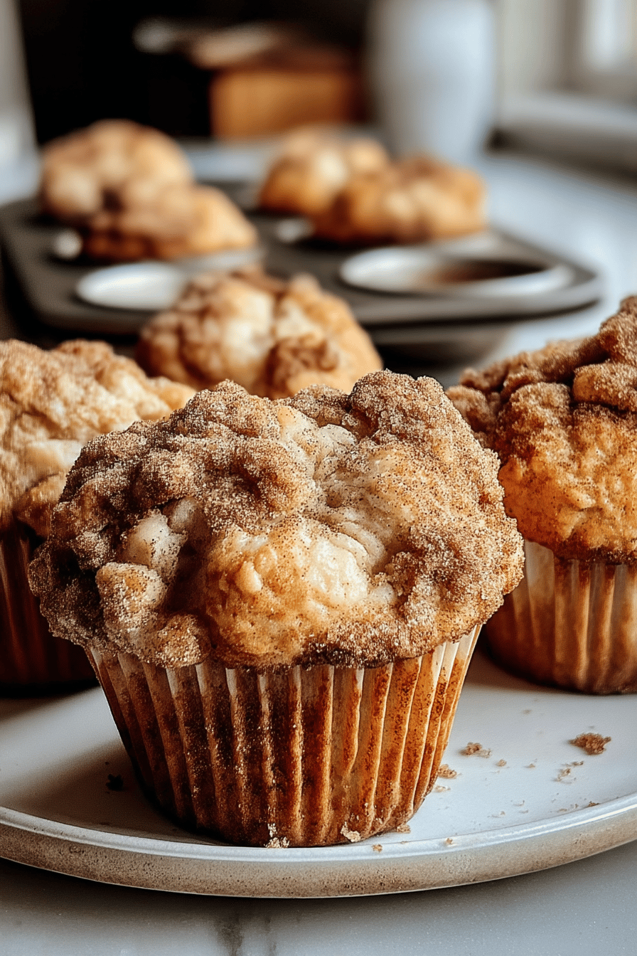 Moist Apple Cinnamon Muffins