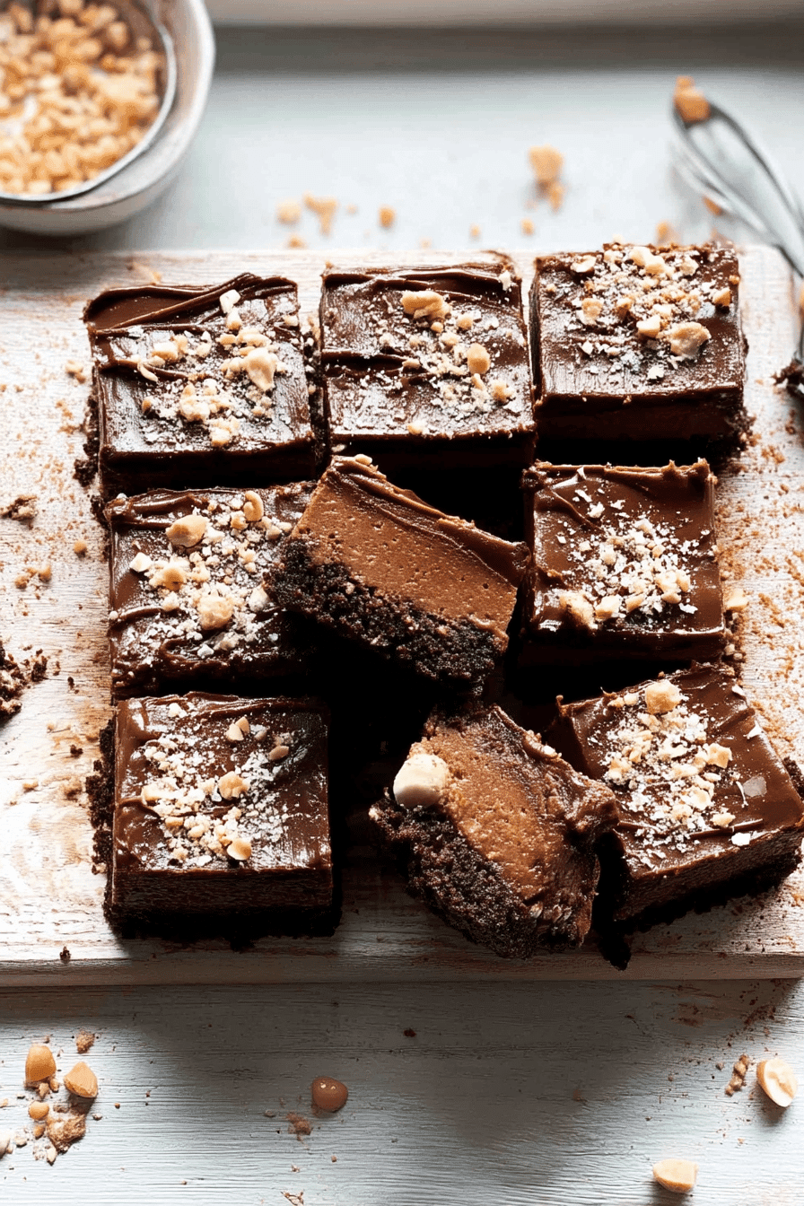 Nutella Cheesecake Bars