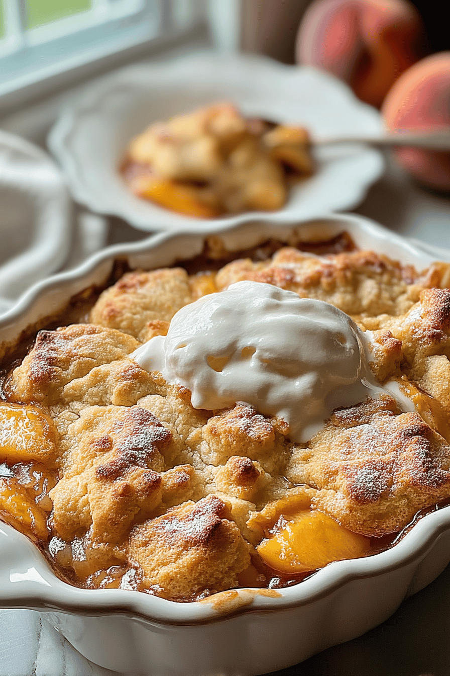 Peach Cobbler With Fresh Peaches Recipe 7 Peach Cobbler
