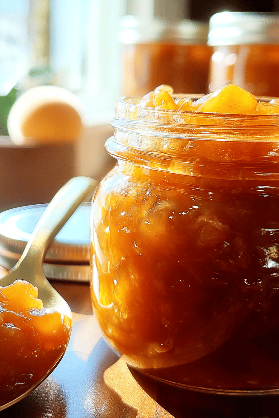 Peach Jam Simple Homemade Recipe No Pectin Recipe 6 Peach Jam