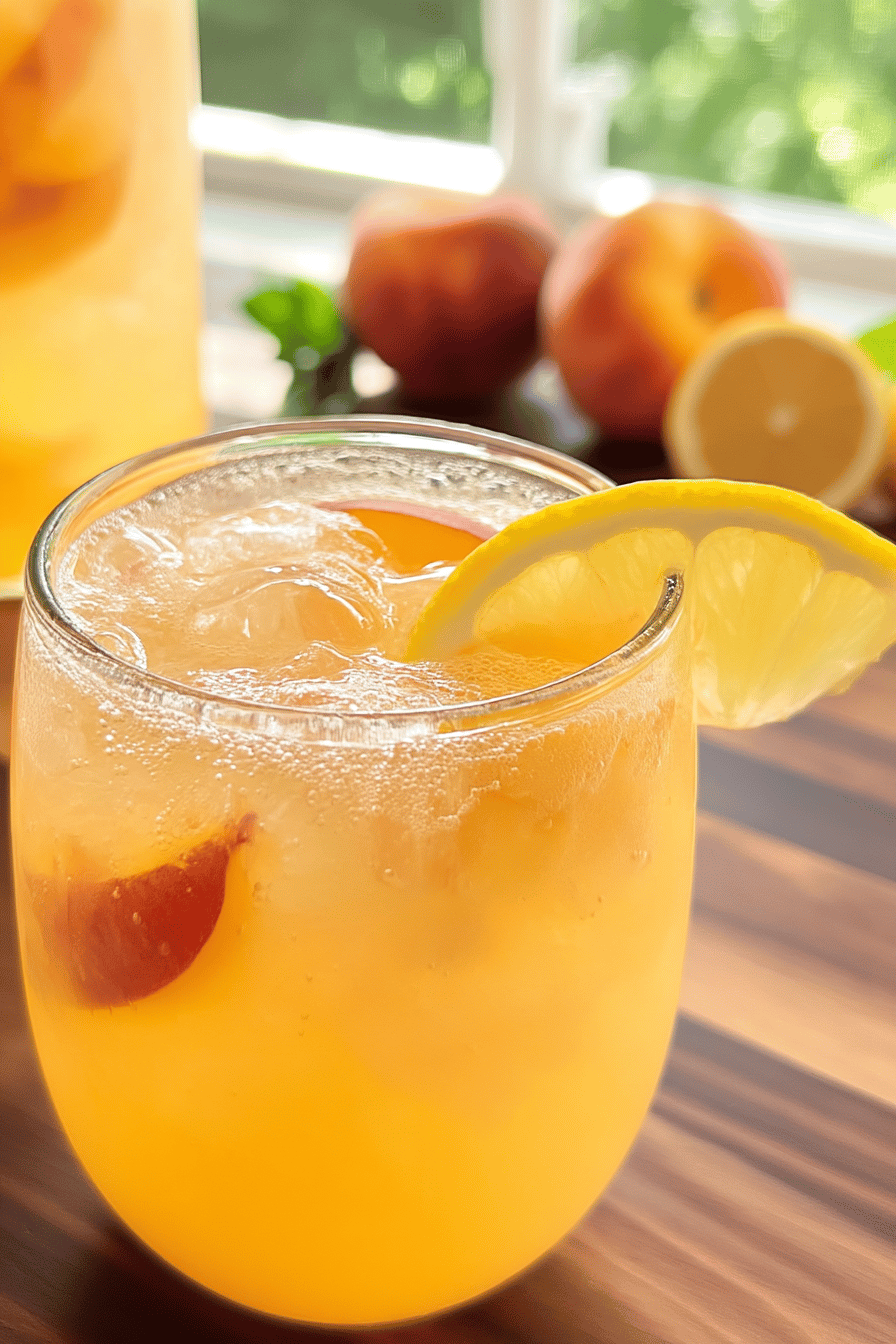 Peach Lemonade Recipe Fresh Twist For Summer Sips 6 Peach Lemonade