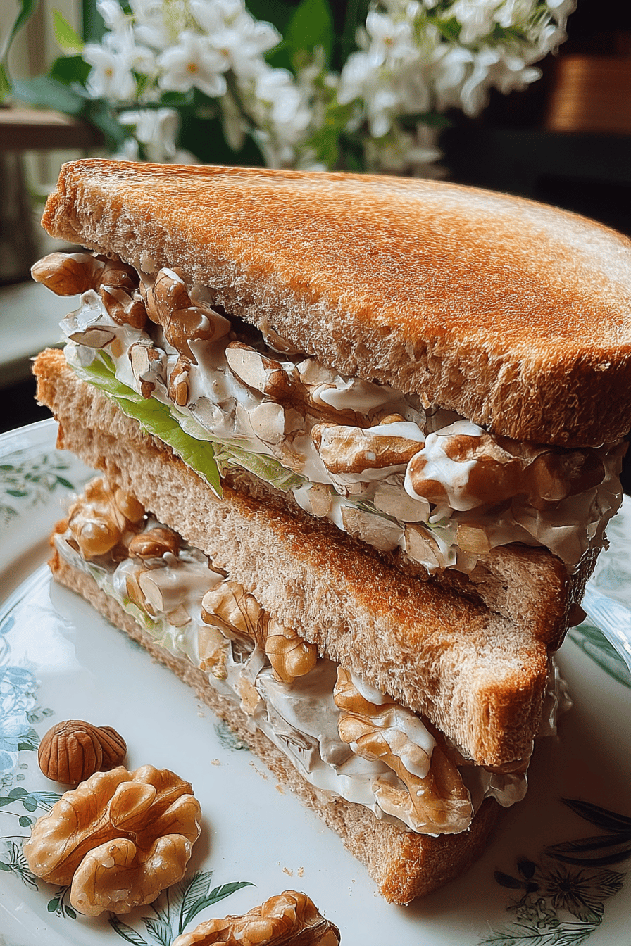 Walnut Sandwich With Cream Cheese, Grilled Steak, And Shrimp Stir Fry Twist 4 Walnut Sandwich