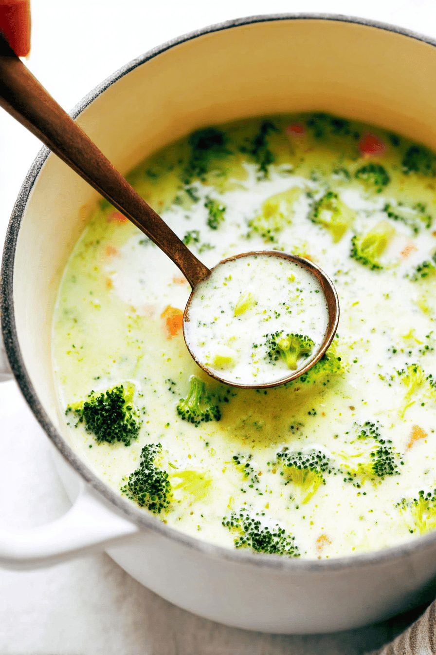 Broccoli Cheese Soup With Rich Cheddar For Creamy Comfort 6 Broccoli Cheese Soup