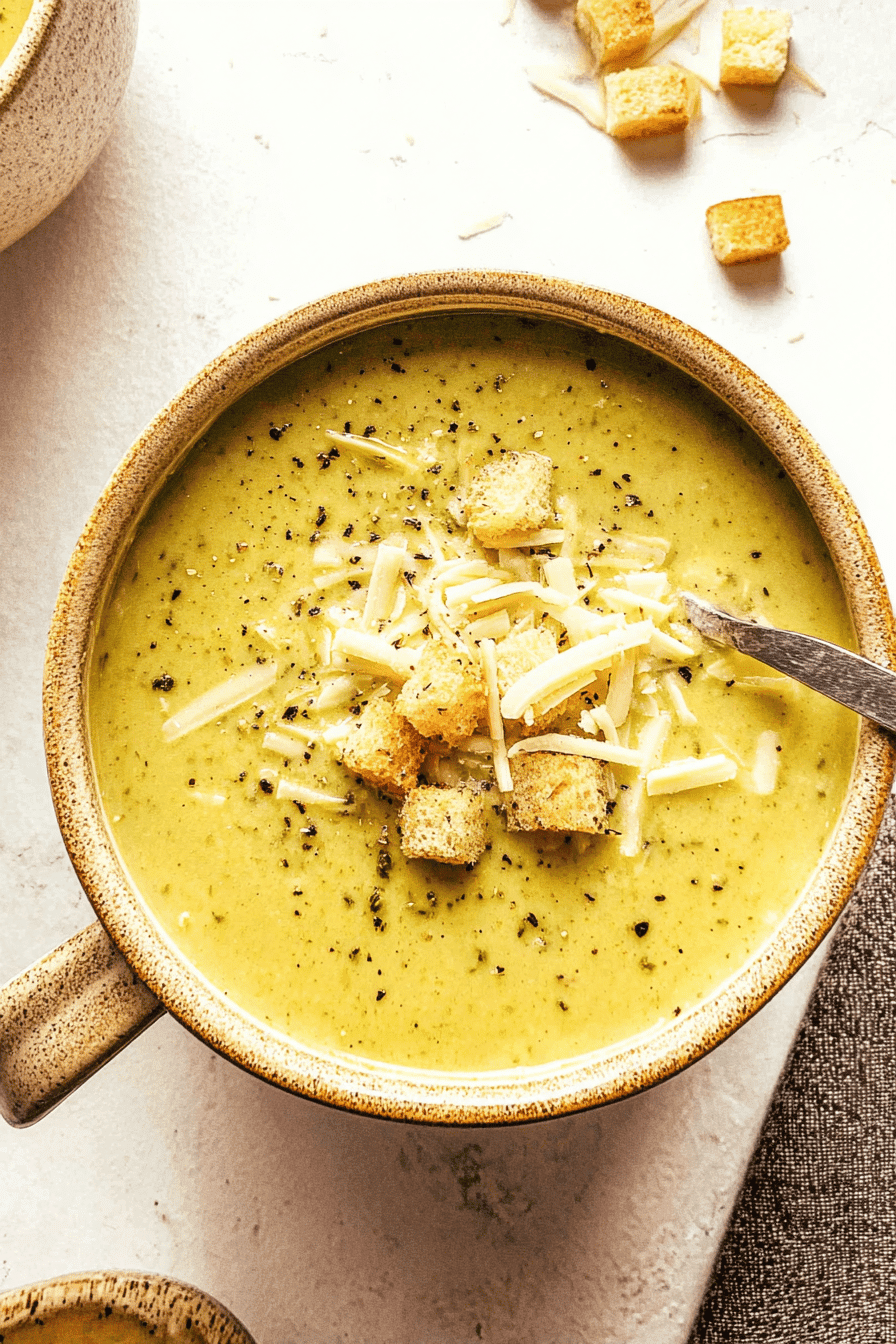 Broccoli Cheese Soup Recipe With Creamy Texture And Rich Flavor 6 Broccoli Cheese Soup