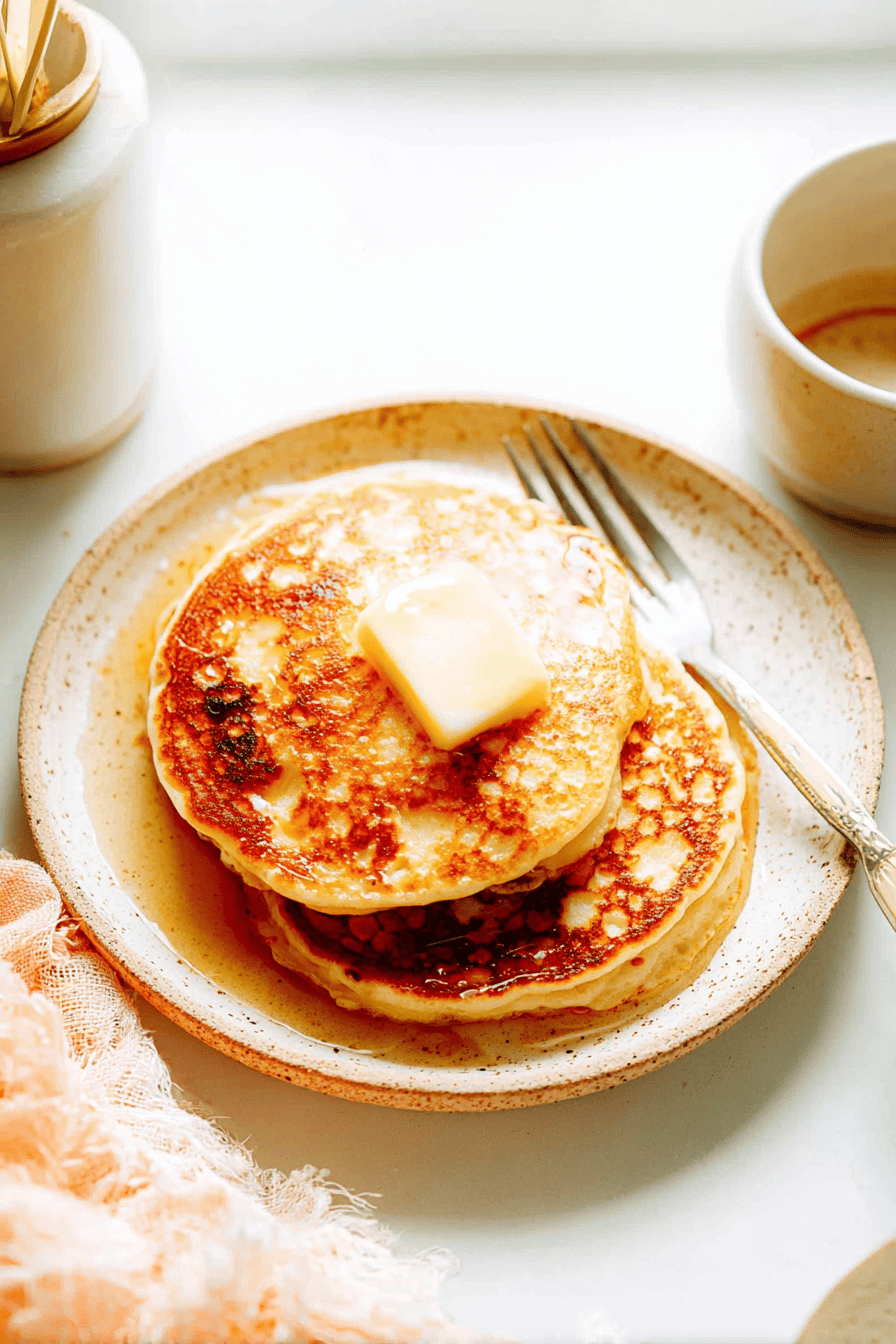 Kefir Pancakes Recipe Classic Soft Russian Style Oladi 6 Kefir Pancakes