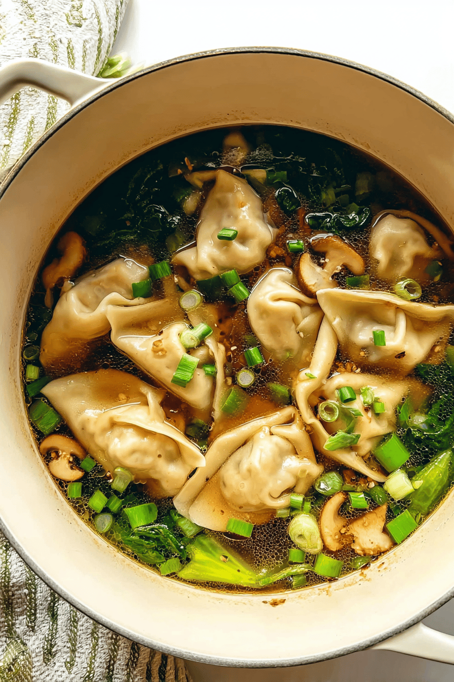Potsticker Soup Recipe With Savory Broth And Tender Dumplings 6 Potsticker Soup Recipe
