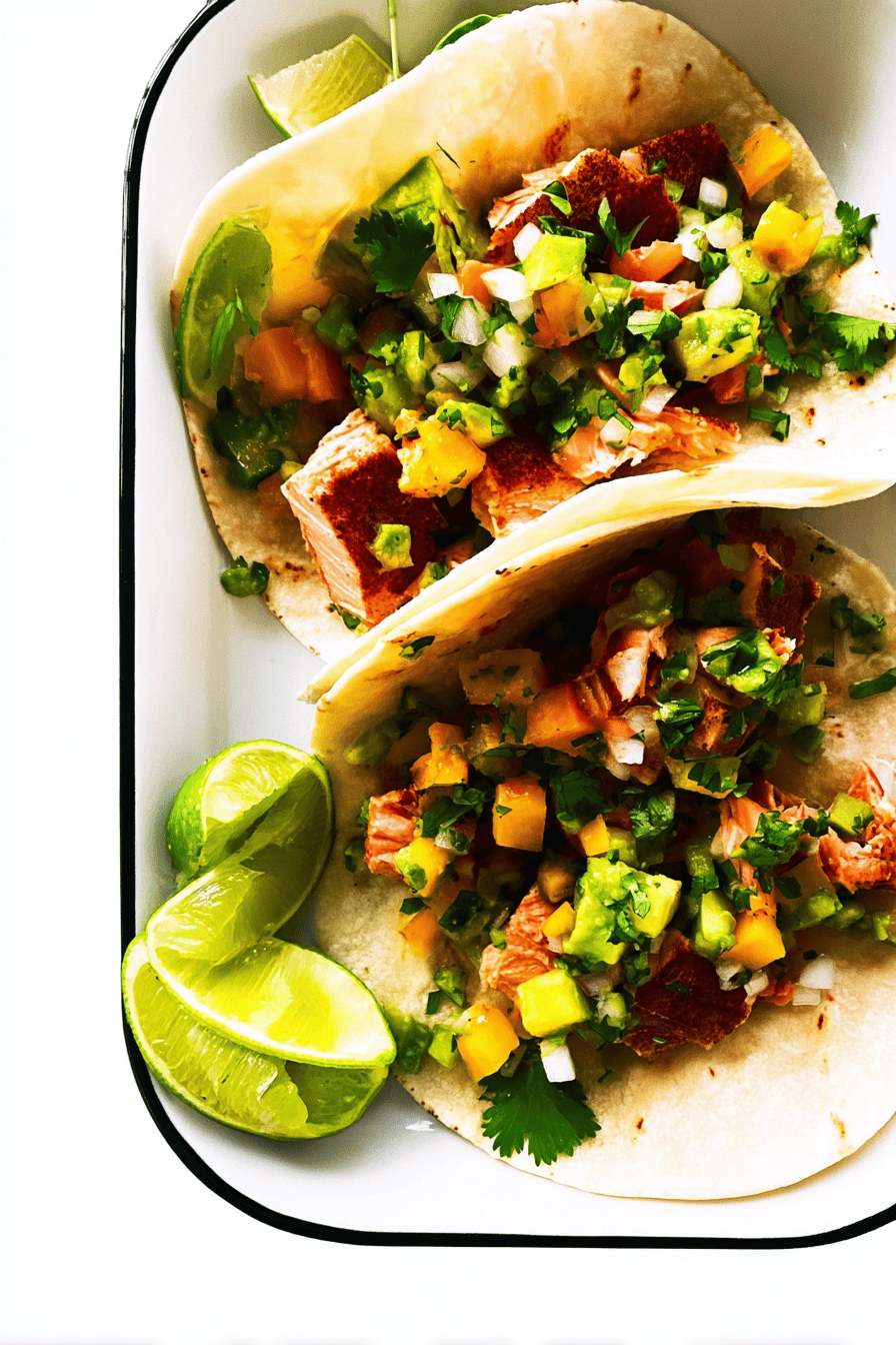 Easy Salmon Tacos With Fresh Ingredients And Simple Prep 7 Salmon Tacos