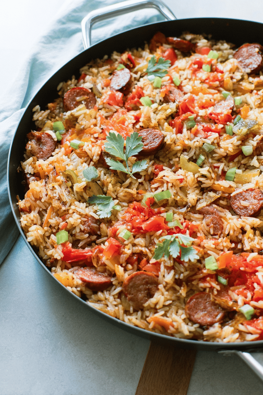 Sausage And Rice Skillet Recipe With Simple Seasonings And Quick Prep 6 Sausage Rice Skillet