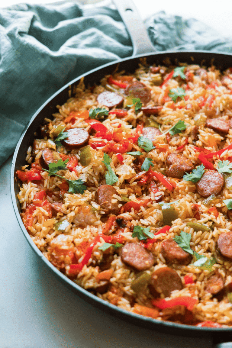 Sausage And Rice Skillet Recipe With Simple Seasonings And Quick Prep 8 Sausage Rice Skillet 89.Png