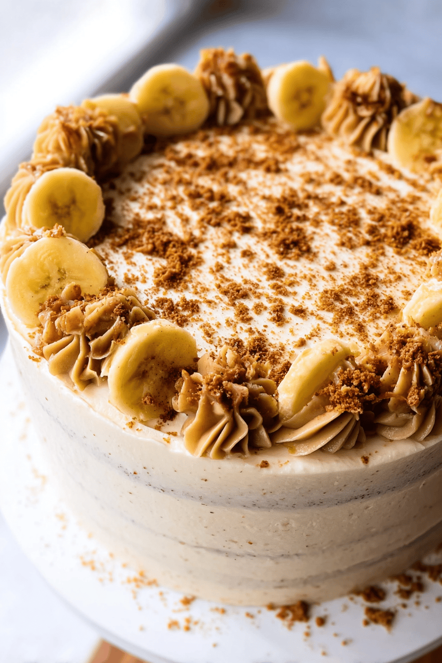 Banoffee Cake Recipe With Creamy Caramel And Fresh Bananas 6 Banoffee Cake