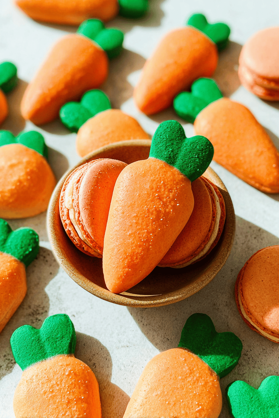 Carrot Macaron Recipe With Easy Template For Perfect French Cookies 7 Carrot Macaron Template