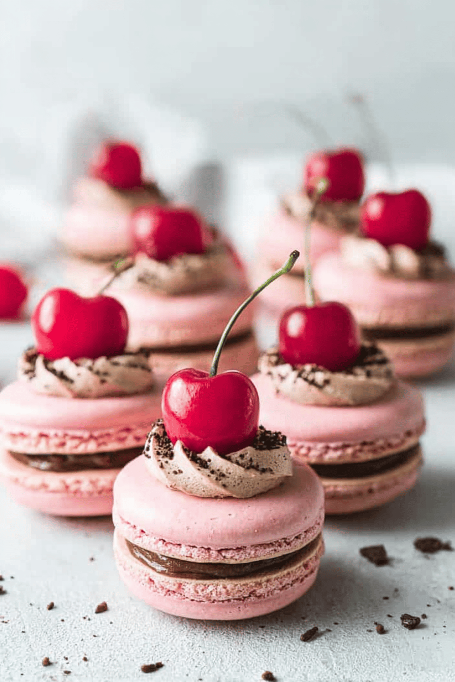 Cherry Macarons Recipe With Sweet And Tangy Flavors 7 Cherry Macarons