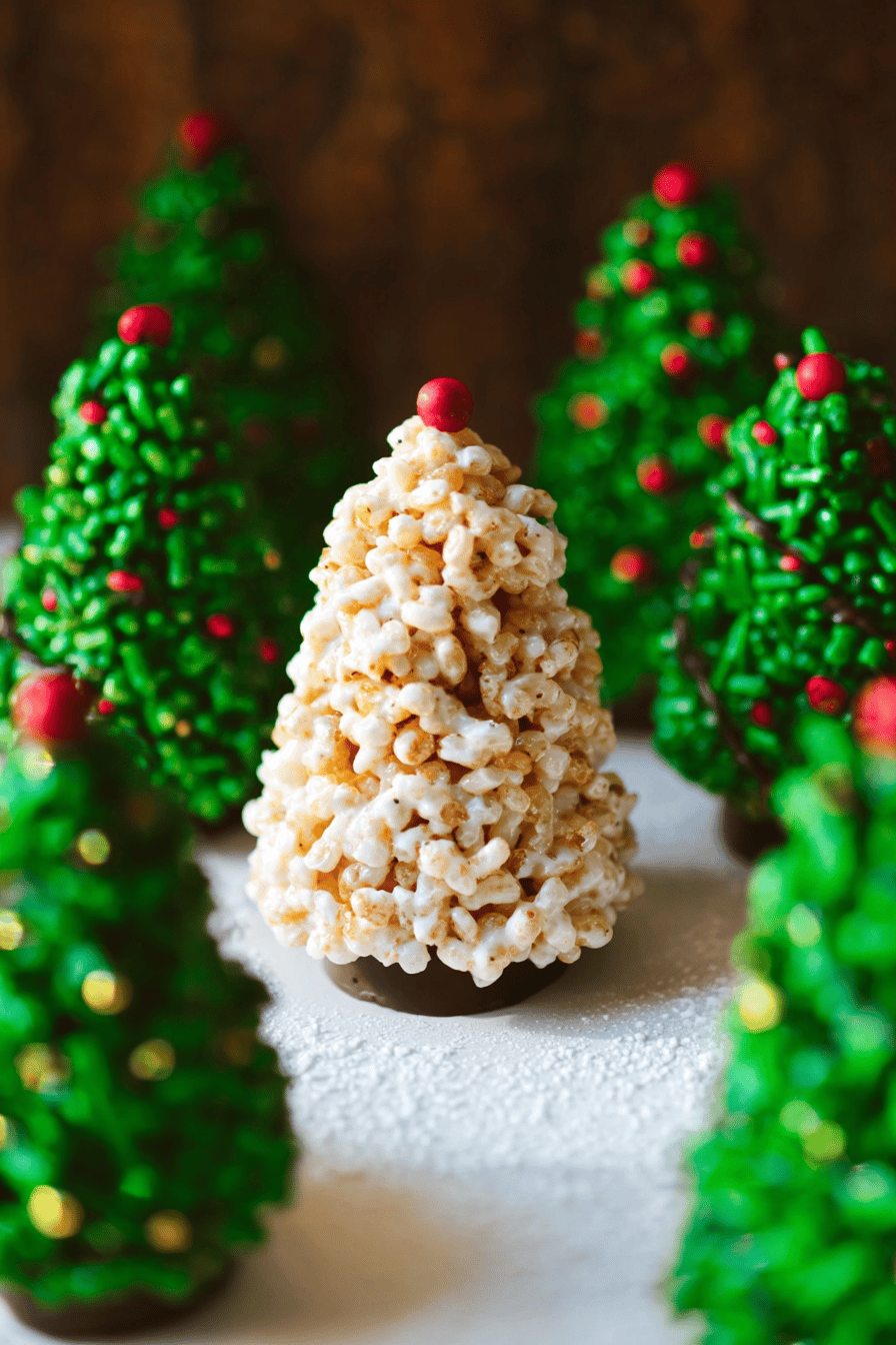 Christmas Tree Rice Krispies Treats