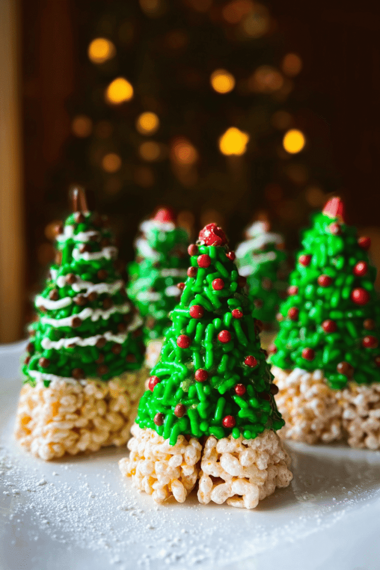 Christmas Tree Rice Krispies Treats 45.Png