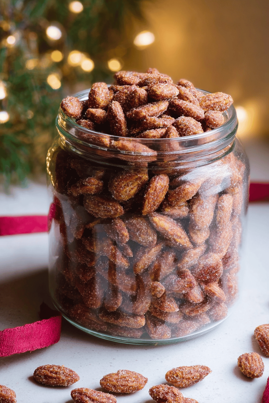 Cinnamon Candied Almonds