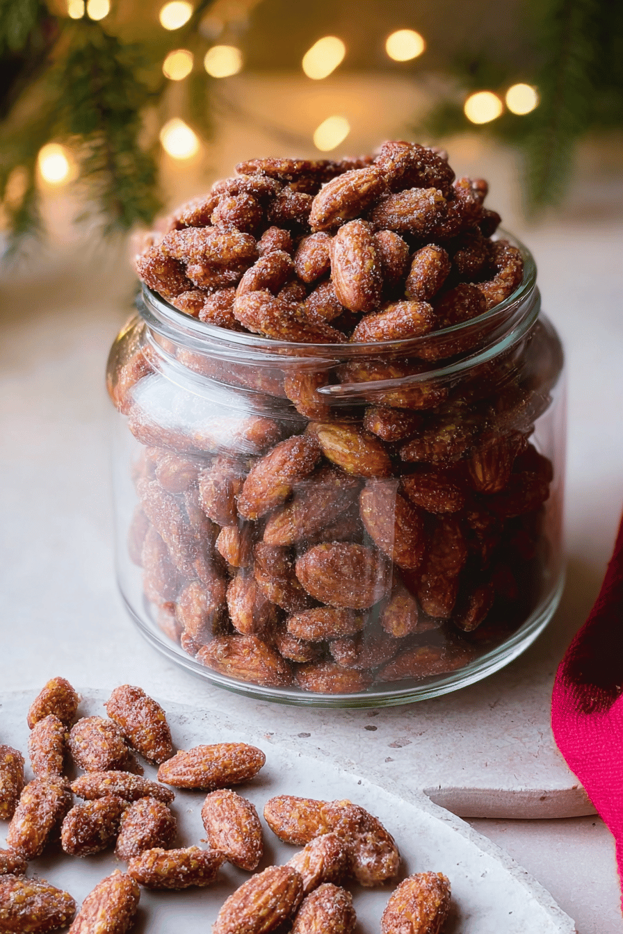 Cinnamon Candied Almonds