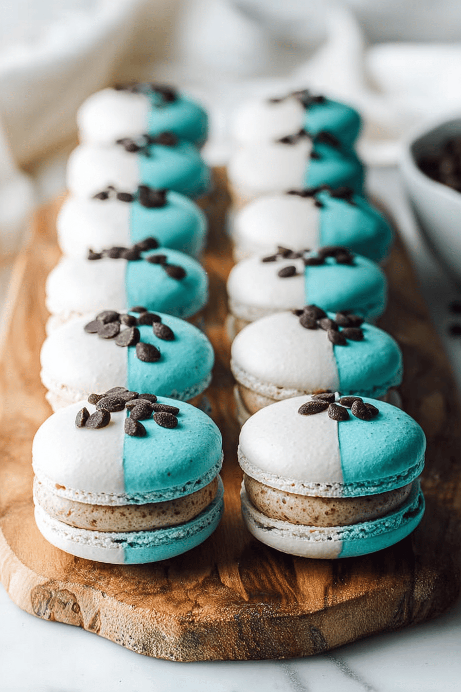 Cookie Dough Macarons Recipe With Creamy Filling And Crunchy Texture 6 Cookie Dough Macarons