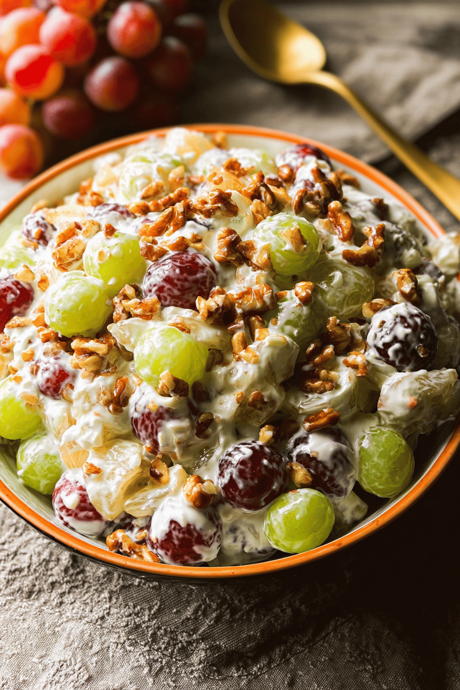 Creamy Grape Fruit Salad Recipe With Fresh And Tangy Flavors 6 Creamy Grape Fruit Salad