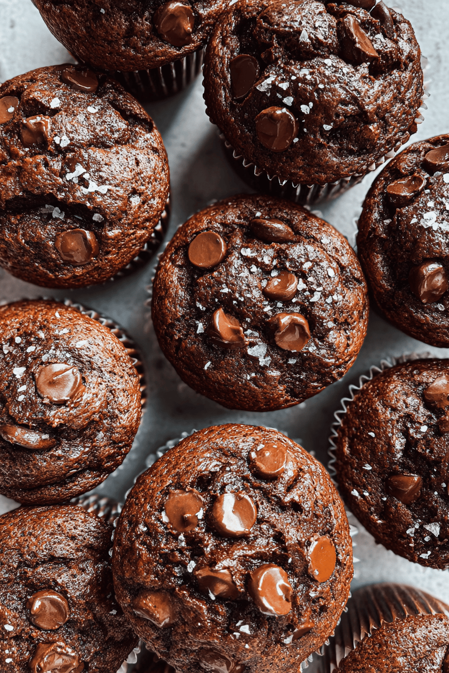 Double Chocolate Chip Muffins Made Easy With Rich Cocoa And Sweet Chips 7 Double Chocolate Muffins