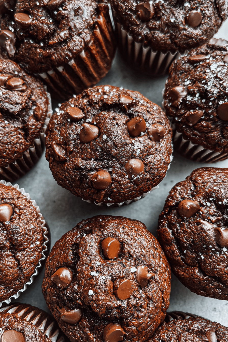 Double Chocolate Chip Muffins Made Easy With Rich Cocoa And Sweet Chips 6 Double Chocolate Muffins