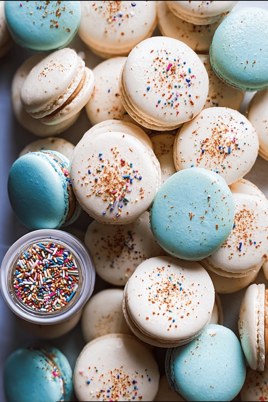 Funfetti Macarons