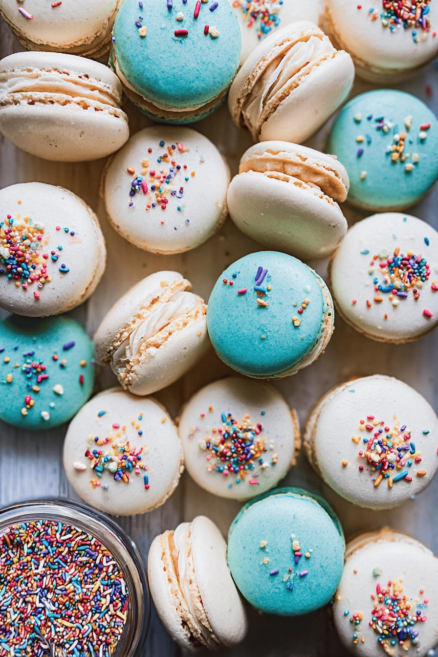 Funfetti Macarons