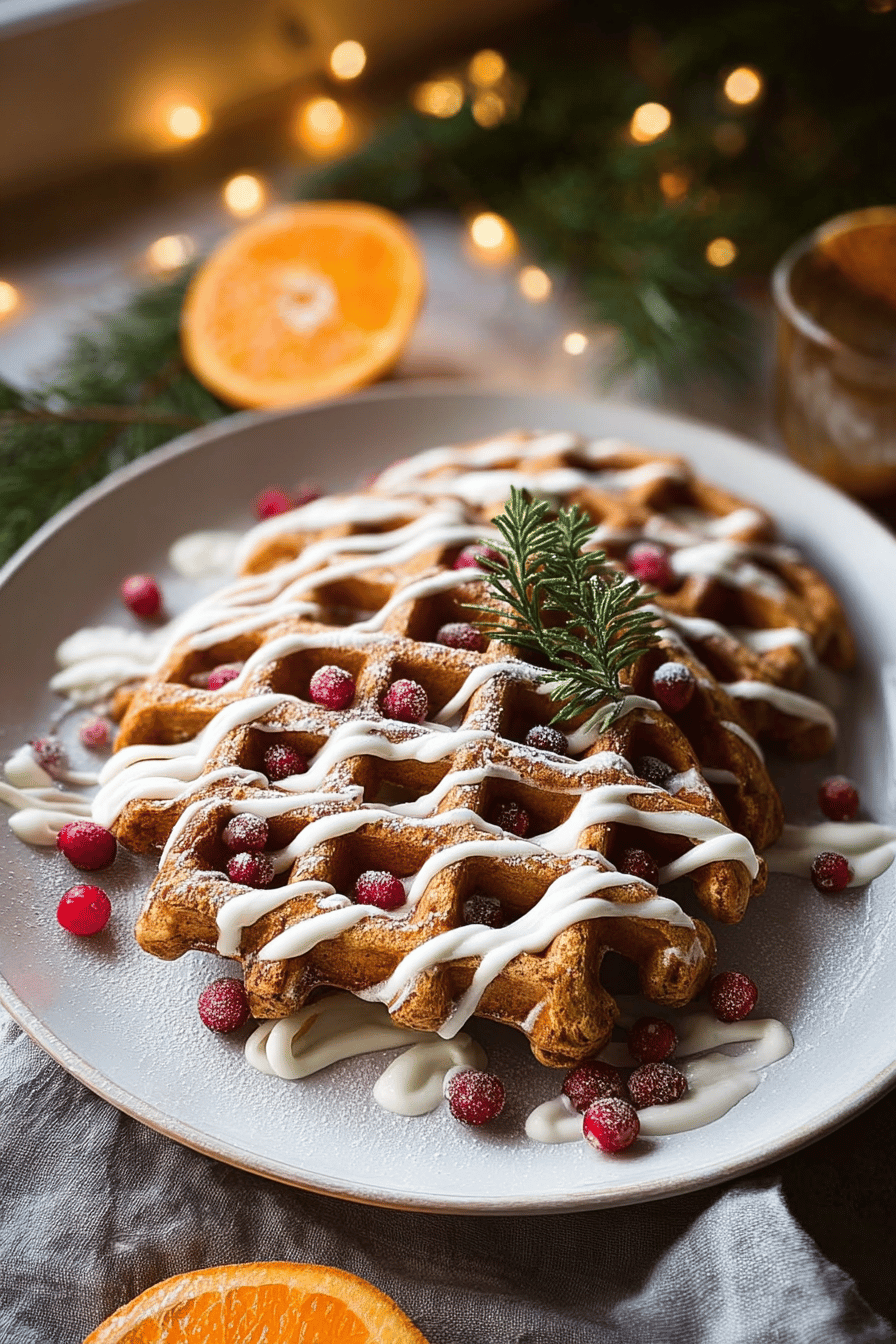 Gingerbread Waffles