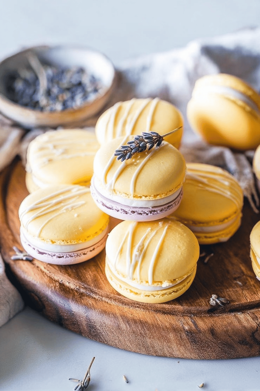 Lavender Lemon Vegan Macarons Recipe For A Light And Refreshing Treat 7 Lavender Lemon Vegan Macarons