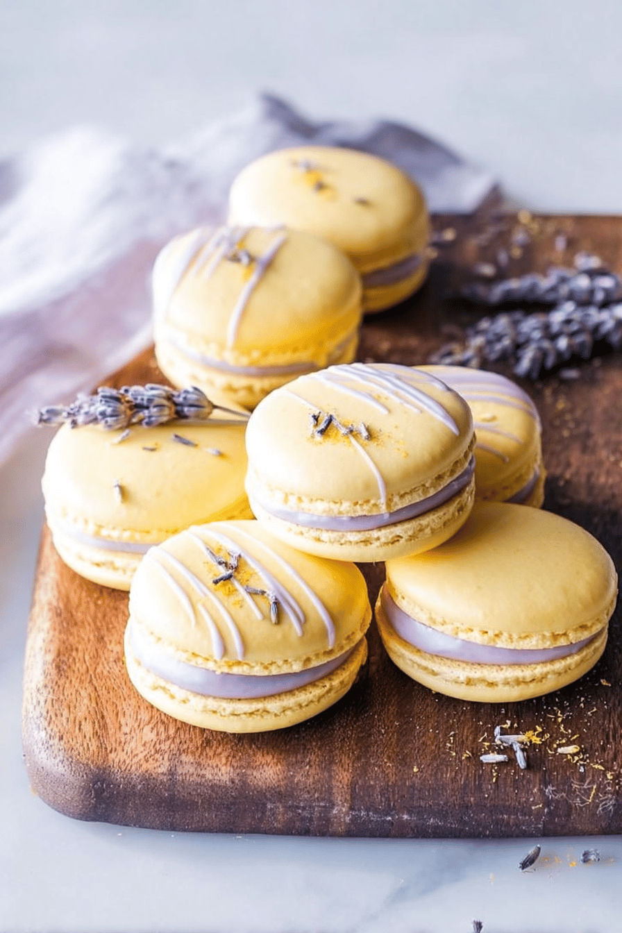 Lavender Lemon Vegan Macarons Recipe For A Light And Refreshing Treat 6 Lavender Lemon Vegan Macarons
